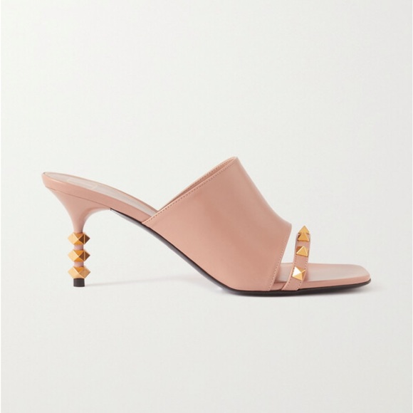Valentino Garavani Shoes - Valentino Rockstud Tower-Heel Mule Sandals